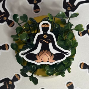 Feminine value: matte sticker